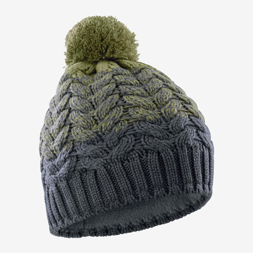 Gorros Salomon Hombre Verde - Salomon Argentina POLY ,213647-HMC